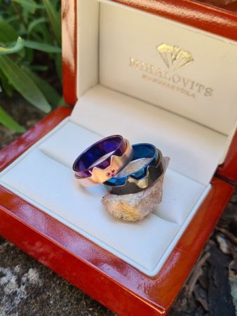 brigitta gusztav titanium wedding rings