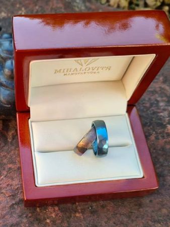 edina and attila titanium wedding rings