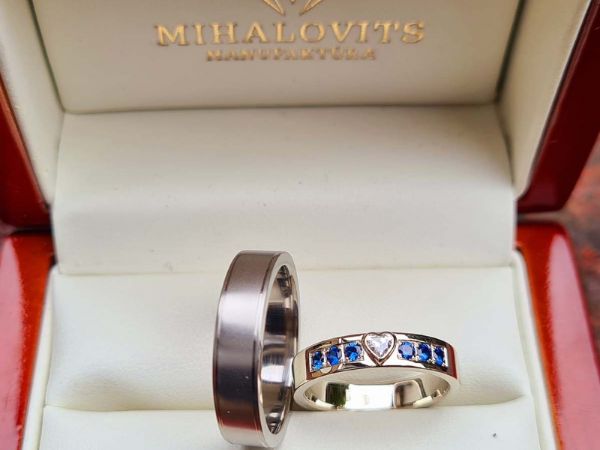 anett richard titanium whitegold wedding ring