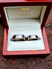 ildiko andre titanium wedding ring