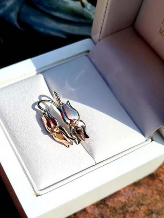 erzsike tulip earring