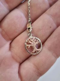 gold lifetree pendant