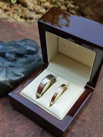 dora and zsombor titanium wedding ring