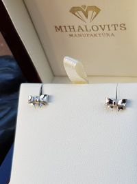 whitegold earrings