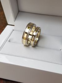 bettina and gergely gold wedding rings