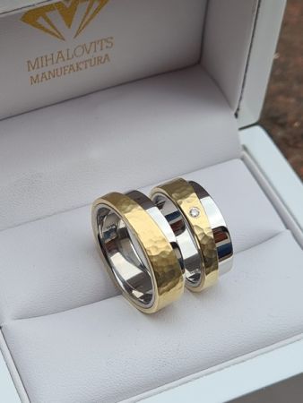 erika and jozsef stainless steel wedding rings