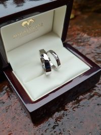 viktoria and abel stainless steel wedding ring