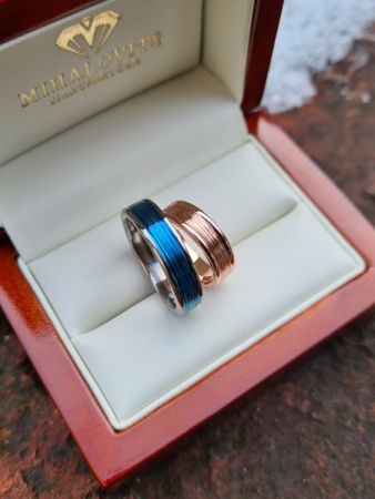 zita and tamas titanium wedding ring