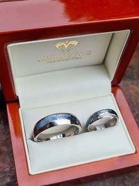 bernadett zoltan titanium wedding rings