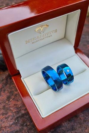petra endre titanium wedding rings