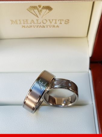 eniko and attila titaniu wedding ring